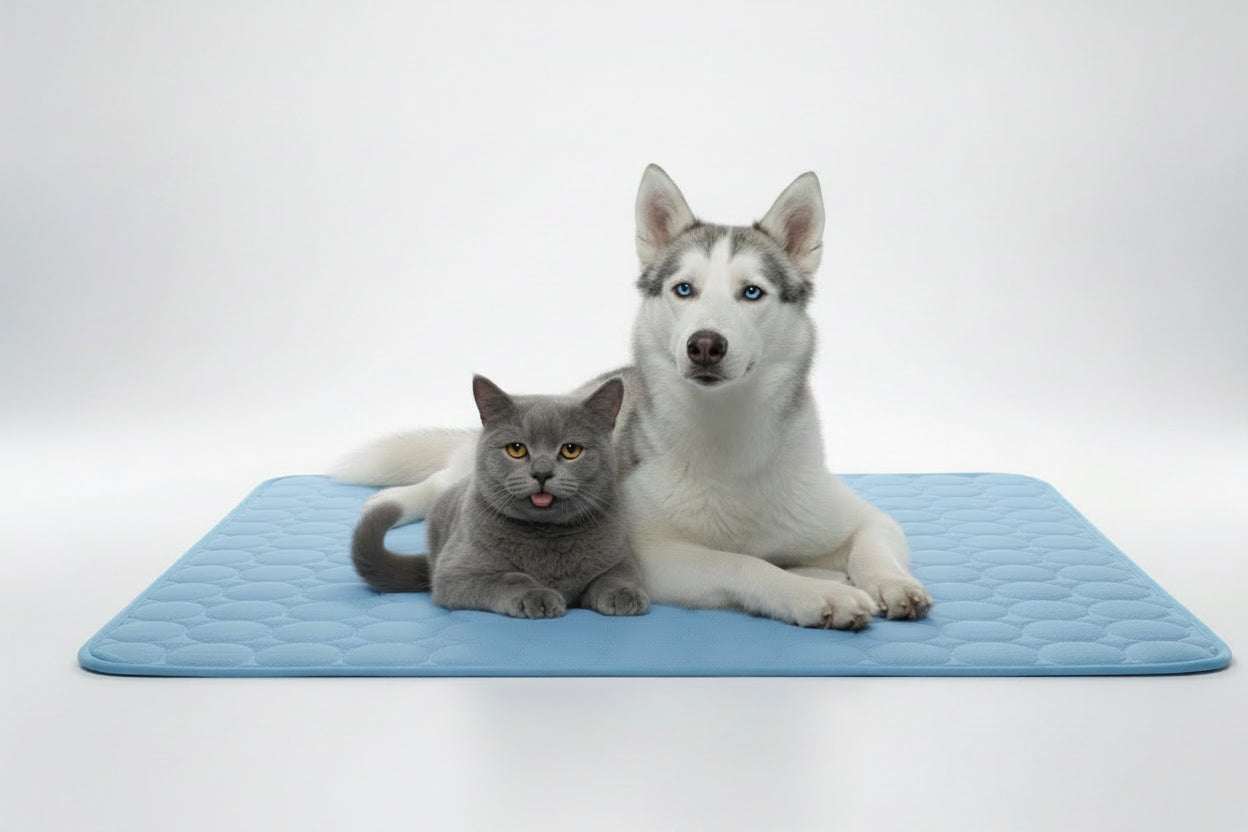 Arctic Paw Pets Cooling Blanket for Dogs & Cats – Breathable Self-Cooling Mat